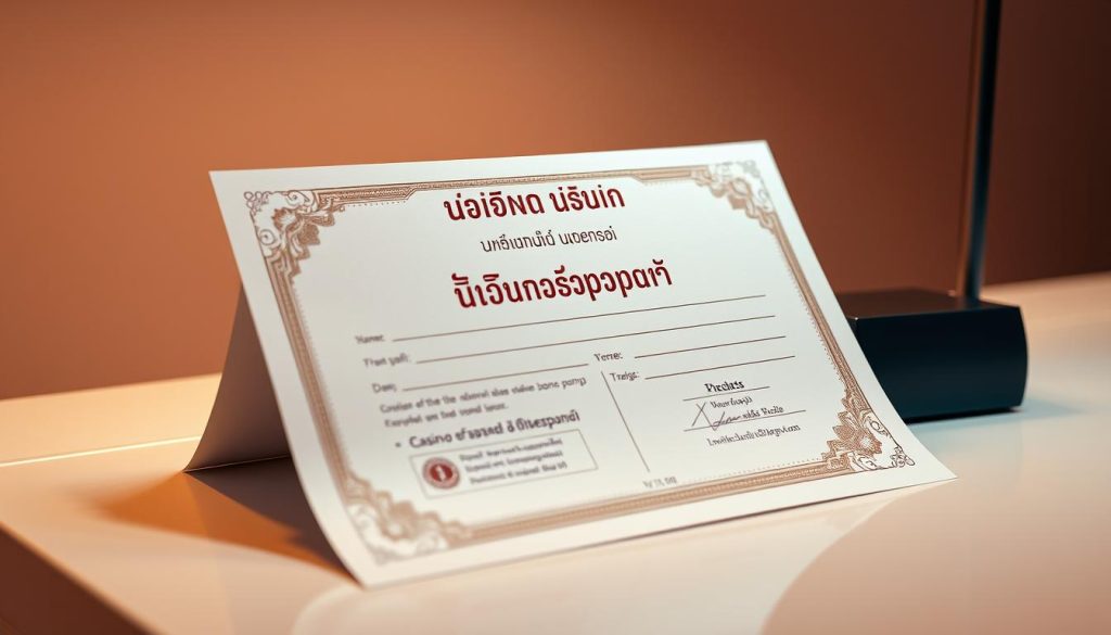 ใบอนุญาตคาสิโน